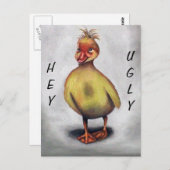 Carte Postale Le vilain canard (Devant / Derrière)