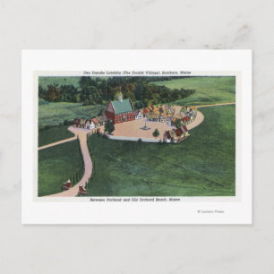 Carte Postale Le village danois (The Den Danske Landsby)