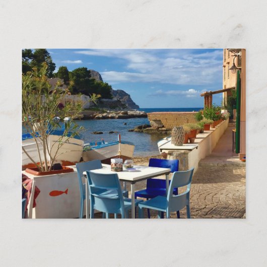 Carte Postale Le village de pêcheurs sicilien (Devant)