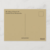 Carte Postale Le village d'Erbent au Turkménistan (Dos)