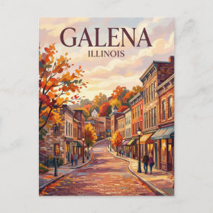 Carte Postale Le village historique de Galena USA