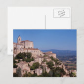 Carte Postale Le village perché de Gordes (Devant / Derrière)