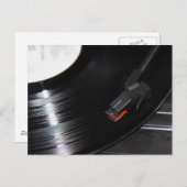 Carte Postale Le vinyle n'est pas mort (Devant / Derrière)