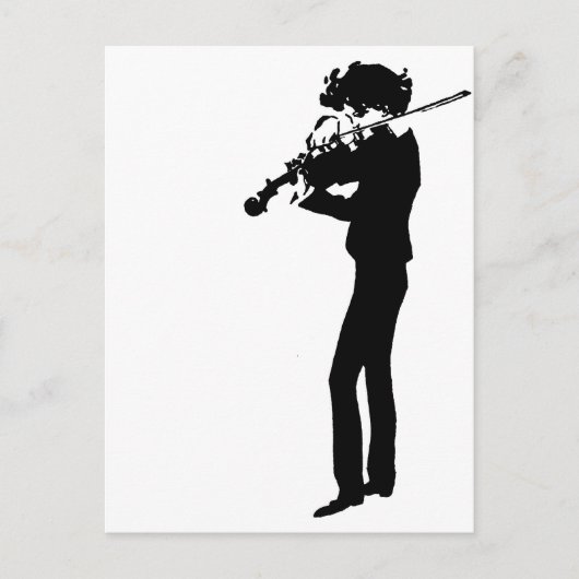 Carte Postale Le violoniste (Devant)