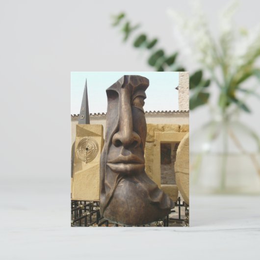 Carte Postale Le visage (Debout devant)