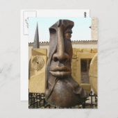 Carte Postale Le visage (Devant / Derrière)