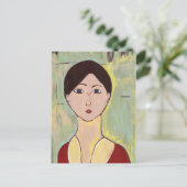 Carte Postale Le visage de la fille après Matisse (Debout devant)