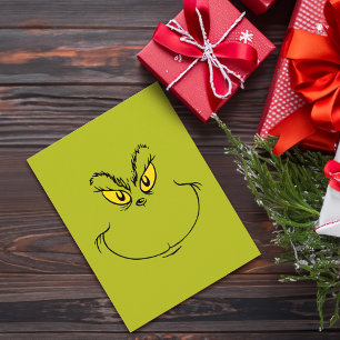 Carte Postale Le Visage du Grinch qui a volé Noël