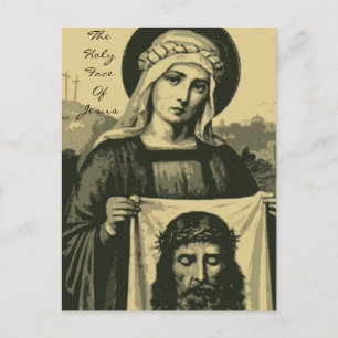 Carte Postale le visage saint de jésus
