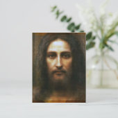 CARTE POSTALE LE VISAGE SAINT DE JÉSUS (Debout devant)