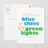 Carte Postale Le voeu des Skyplongeurs (Devant / Derrière)