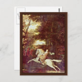 Carte Postale Le Vol De Florimell, Florimell S'Échappe Par Washi (Devant / Derrière)