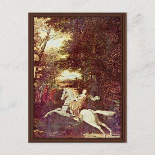 Carte Postale Le Vol De Florimell, Florimell S'Échappe Par Washi (Devant)