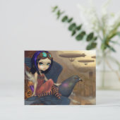 Carte postale "Le vol de Poe" (Debout devant)