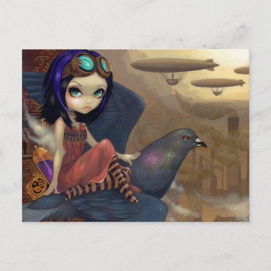 Carte postale "Le vol de Poe" (Devant)