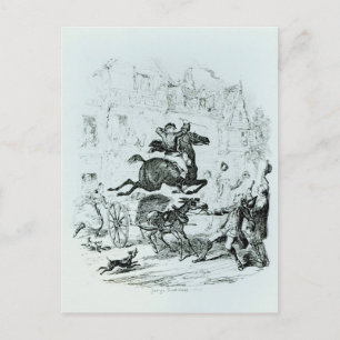 Carte Postale Le vol de Turpin à travers Edmonton