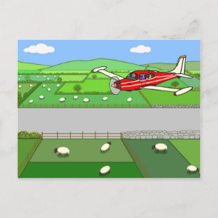 Carte Postale Le vol du capitaine Kayak