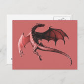 Carte Postale Le vol du dragon - (Devant / Derrière)