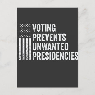 Carte Postale Le vote empêche les présidences indésirables
