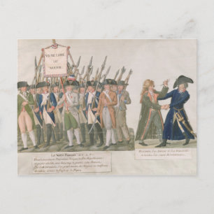 Carte Postale Le Vow français 'Vive la liberté ou meurt'