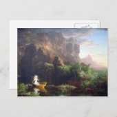 Carte Postale Le voyage de la vie - Enfance par Thomas Cole (Devant / Derrière)
