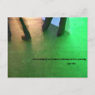 Carte Postale Le voyage de mille milles...