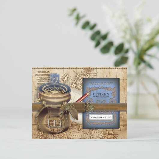 Carte Postale Le Voyageur (Debout devant)