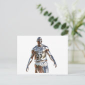 Carte Postale Le vrai CHÈQUE (Debout devant)