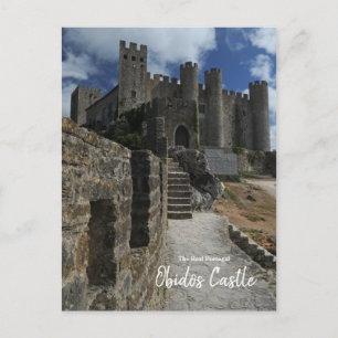 Carte Postale Le vrai Portugal - Le Château Sombre d'Obidos