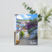Carte Postale Le vrai Portugal - Obidos (Debout devant)