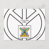 Carte Postale Le vrai symbole de paix (Devant)