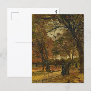 Carte Postale Le Walker parmi le congé d'automne par Vincent van