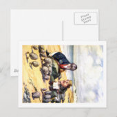 CARTE POSTALE LE WALRUS ET LE CARPENTER AU WONDERLAND (Devant / Derrière)