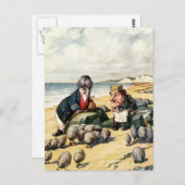 Carte Postale Le Walrus et le charpentier (Devant / Derrière)