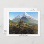 Carte Postale Le Watzmann Par Friedrich Caspar David (Devant / Derrière)