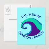 Carte Postale Le Wedge, Newport Beach (Devant / Derrière)