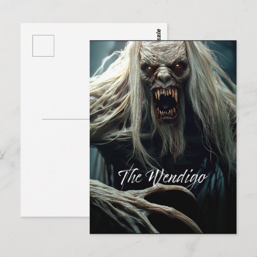 Carte Postale Le Wendigo (Devant / Derrière)