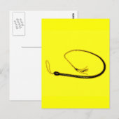 CARTE POSTALE LE WHIP JAUNE (Devant / Derrière)