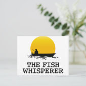 Carte Postale Le Whisperer aux poissons (Debout devant)