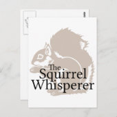 Carte Postale Le Whisperer d'écureuil (Devant / Derrière)