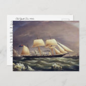 Carte Postale Le Yacht Fox 1900 (Devant / Derrière)