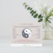 Carte Postale Le Yin et le Yang (Debout devant)