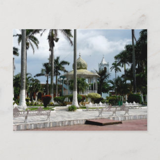 Carte Postale Le Zocalo à Tlacotalpan, Veracruz Mexique
