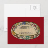 Carte Postale Le Zodiaque, 1496 (Devant / Derrière)