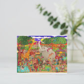 Carte Postale Le zoo de Bronx a été mis en cage (Debout devant)