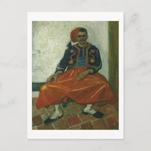 Carte Postale Le Zouave assis, Van Gogh Fine Art (Devant)