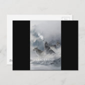 Carte Postale leadership motivation inspiration citation (Devant / Derrière)