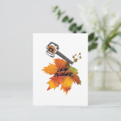Carte Postale Leaf Blower Fall Costume (Debout devant)