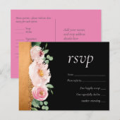 Carte Postale LeahG Budget Rose Glamor Girly Mariage (Devant / Derrière)