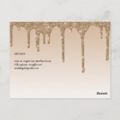 Carte Postale LeahG Parties scintillant Drips Photo Overlay Mari (Dos)